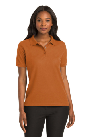 Ladies Polo -50/50 cotton/polyester blend$24.00 Small through extra-large. Add $2.00 for xx-large and $4.00 for any size over that. Available in sizes Extra-small through 6-xl.